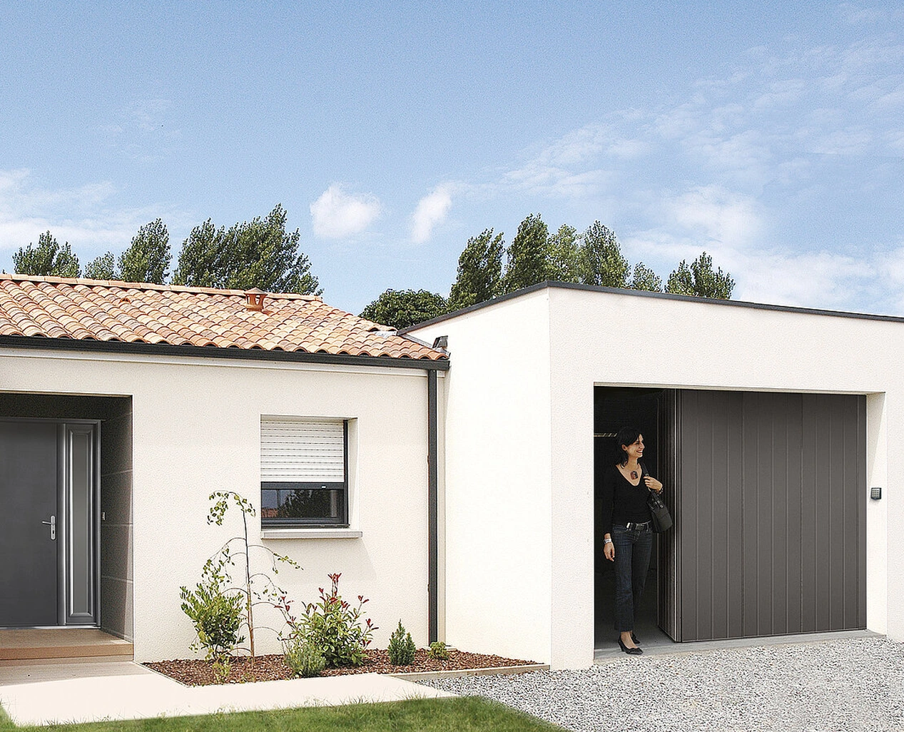 Porte de garage coulissante Novoferm